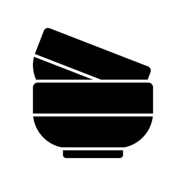 Diseño De Vector De Icono De Tazón