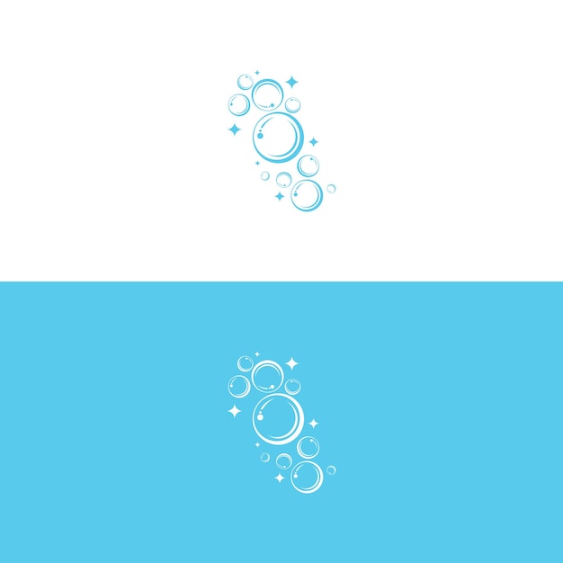 Diseño de vector de ilustración de burbuja realista natural