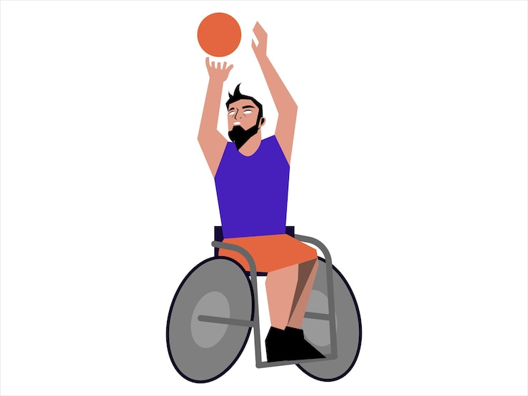 Vector diseño de vector de ilustración de deportista y mujer