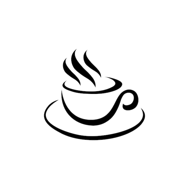 Diseño de vector de ilustración de logotipo de café barista