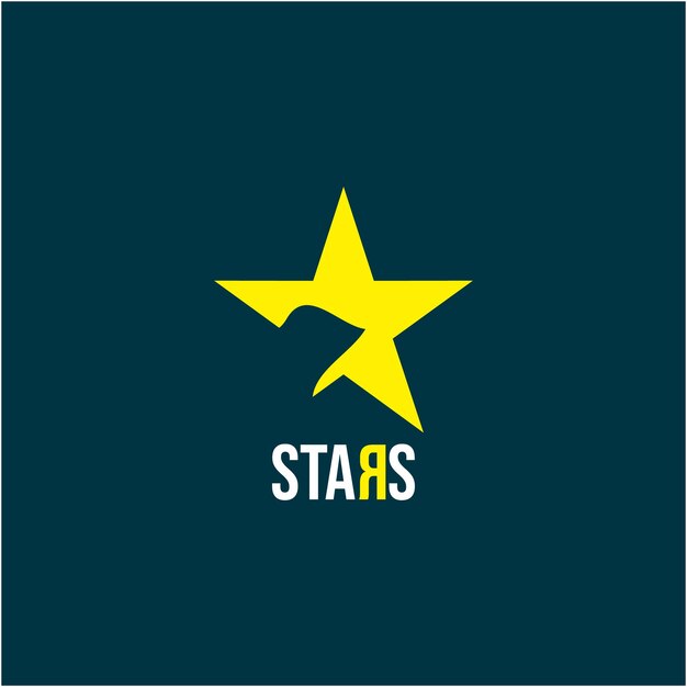 diseño de vector de ilustración de logotipo de estrella