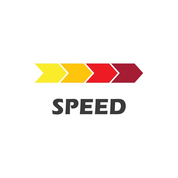 Diseño de vector de ilustración de logotipo Speedtop speedfaster