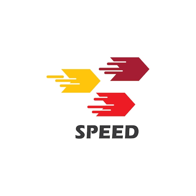 Diseño de vector de ilustración de logotipo Speedtop speedfaster