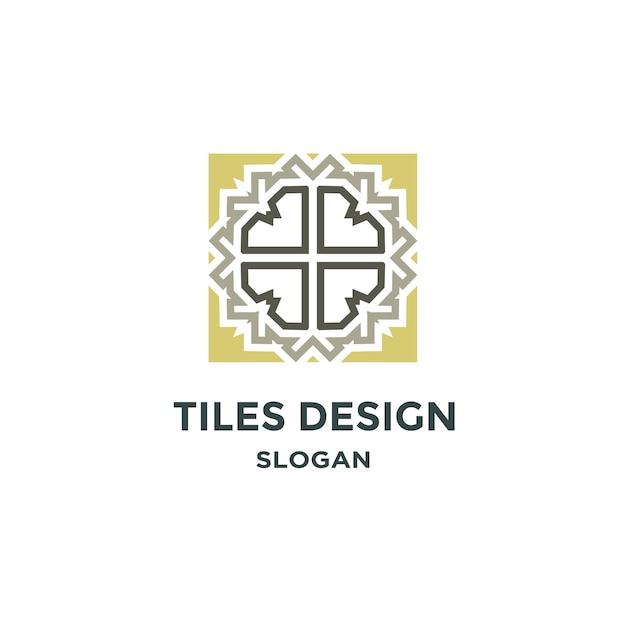 Diseño de vector de ilustración de plantilla de ornamento abstracto