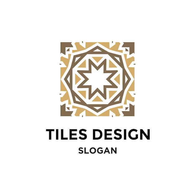 Diseño de vector de ilustración de plantilla de ornamento abstracto
