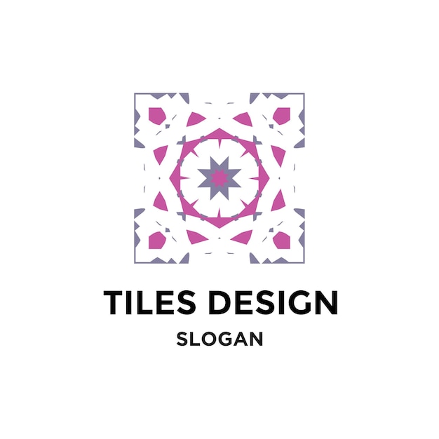 Diseño de vector de ilustración de plantilla de ornamento abstracto