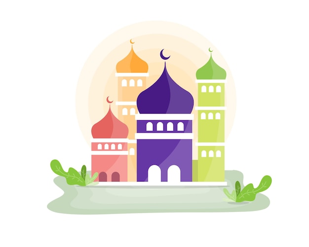 Diseño de vector de ilustración de ramadan kareem para evento de año nuevo islámico