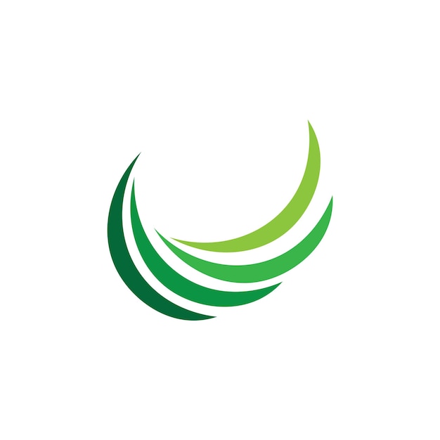 Diseño de vector libre de logotipo de icono de viento