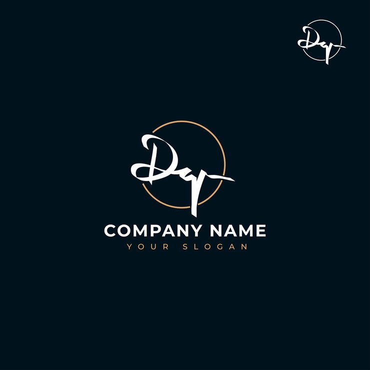 Vector diseño de vector de logotipo de firma inicial dqxa
