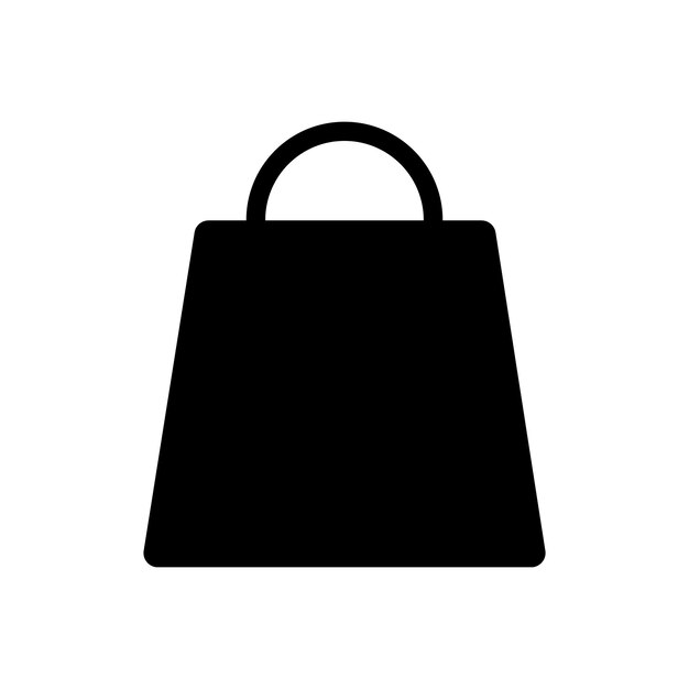 diseño de vector de logotipo de icono de bolsa de compras