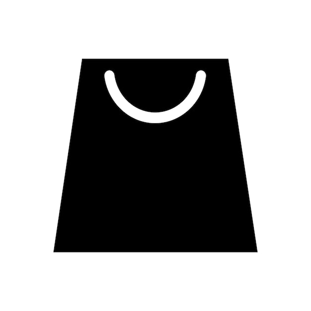 diseño de vector de logotipo de icono de bolsa de compras