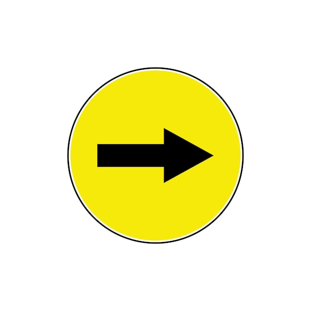 diseño de vector de logotipo de icono de señal de tráfico