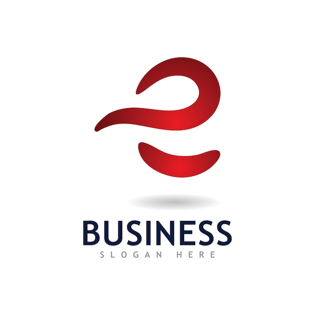 Diseño de vector de logotipo de identidad de letra E empresarial