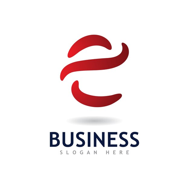 Diseño de vector de logotipo de identidad de letra E empresarial