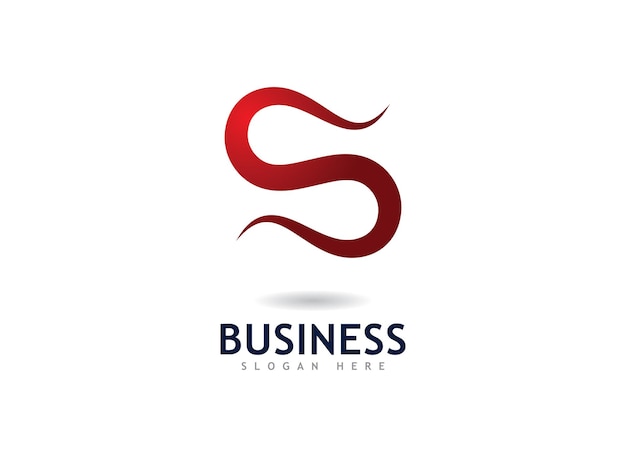 Diseño de vector de logotipo de identidad de letra S empresarial