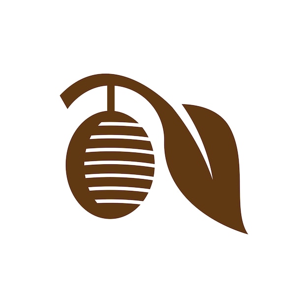 Diseño de vector de logotipo de ilustración de capullo