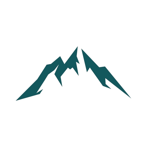 diseño de vector de logotipo de ilustración de montaña