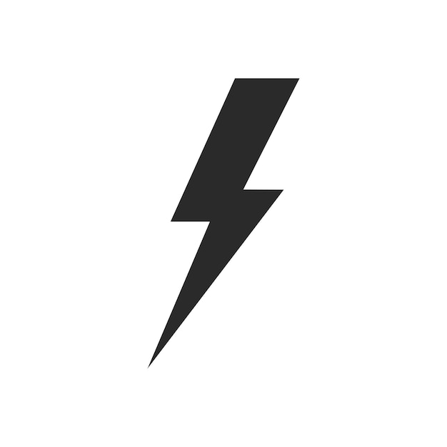 Diseño de vector de logotipo de relámpago de energía