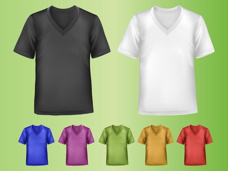 diseño de vector de maqueta de camiseta