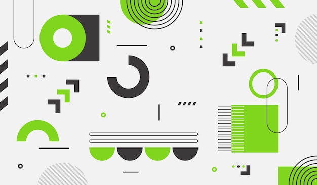 Diseño de vector de papel tapiz de formas geométricas