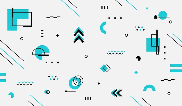 Diseño de vector de papel tapiz de formas geométricas