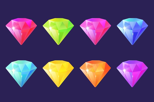 Diseño de vector de paquete de diamantes