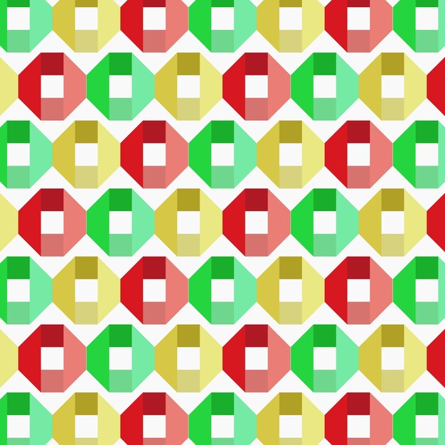 diseño de vector de patrón abstracto geométrico colorido