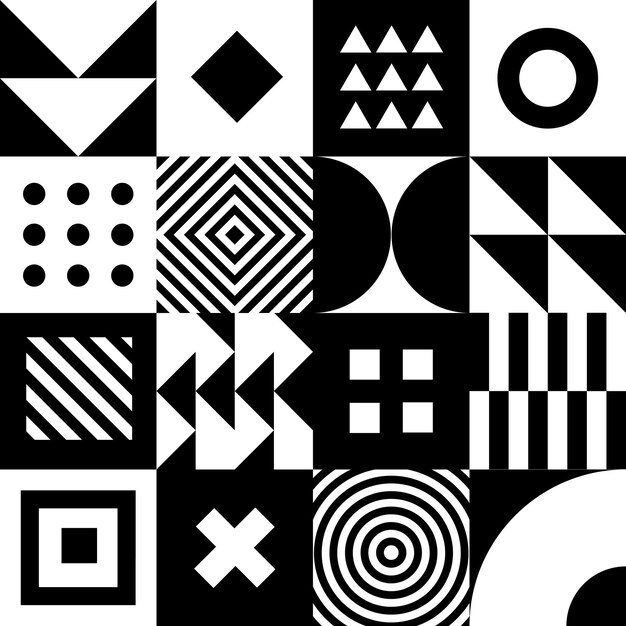 Diseño de vector de patrón geométrico mínimo. Fondo geométrico minimalista. Fondo simple con formas.