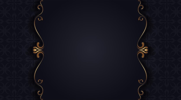 Diseño de vector de patrones sin fisuras de fondo ornamental
