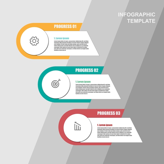 Diseño de vector de plantilla de infografía