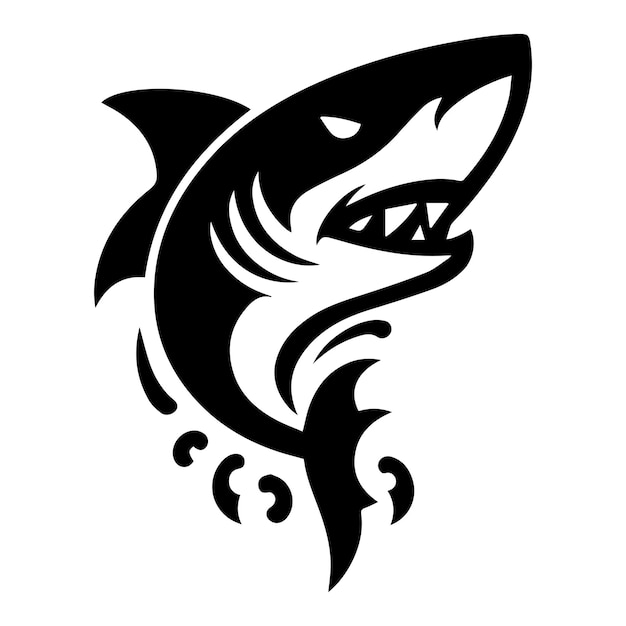 Diseño del vector del tiburón