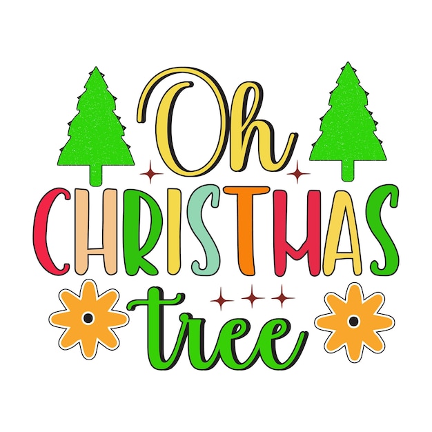 Diseño de vectores de citas navideñas