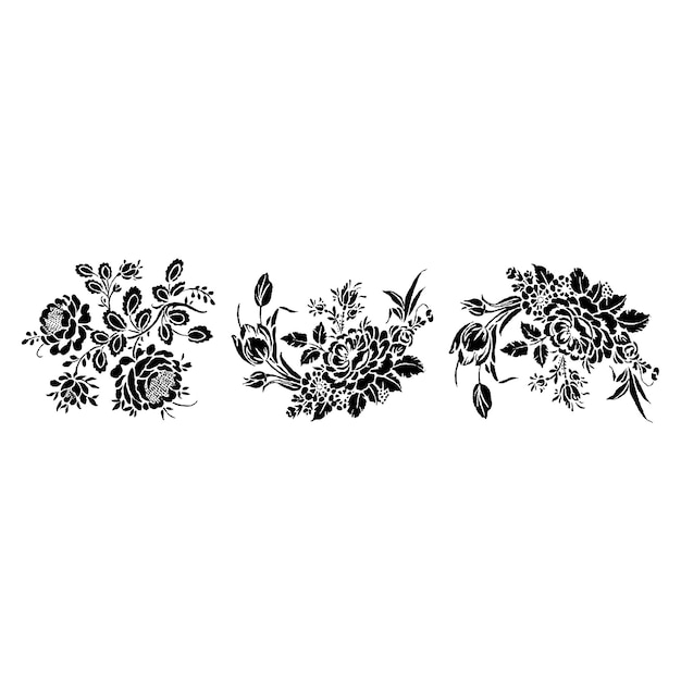 Diseño de vectores de flores