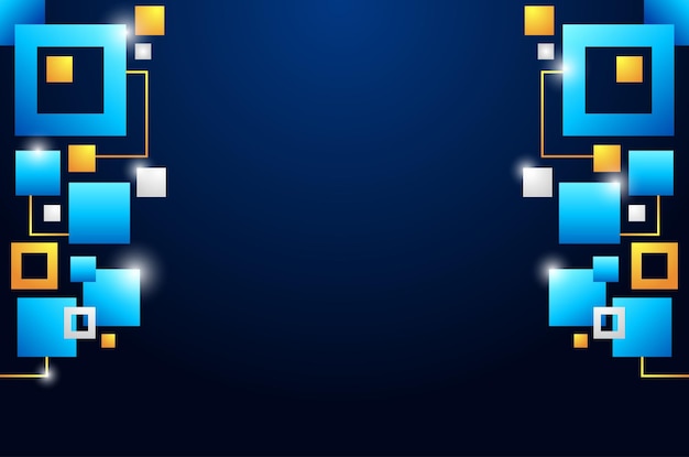 Diseño de vectores de fondo geométrico abstracto