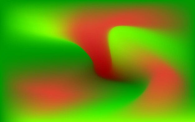 diseño de vectores de fondo con patrones de ondas de colores mezclados con gradaciones de verde y rojo