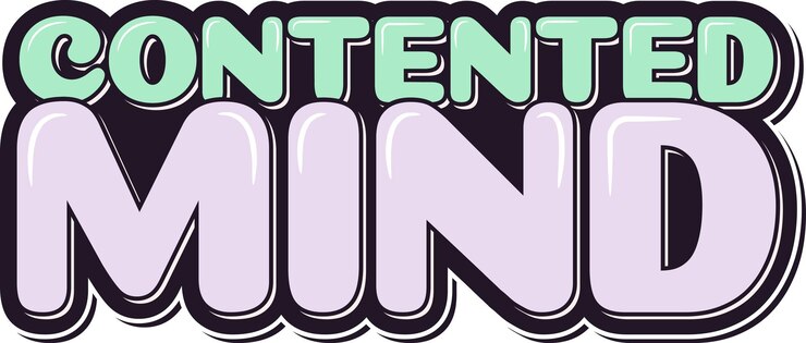 Vector diseño de vectores de letras de mente contenta