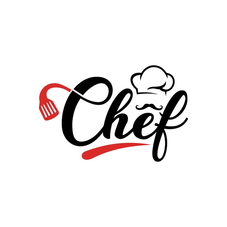 Vector diseño de vectores de logotipo de chef creativo