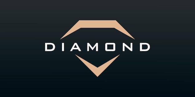 Diseño de vectores de logotipo de joyas de diamantes de lujo