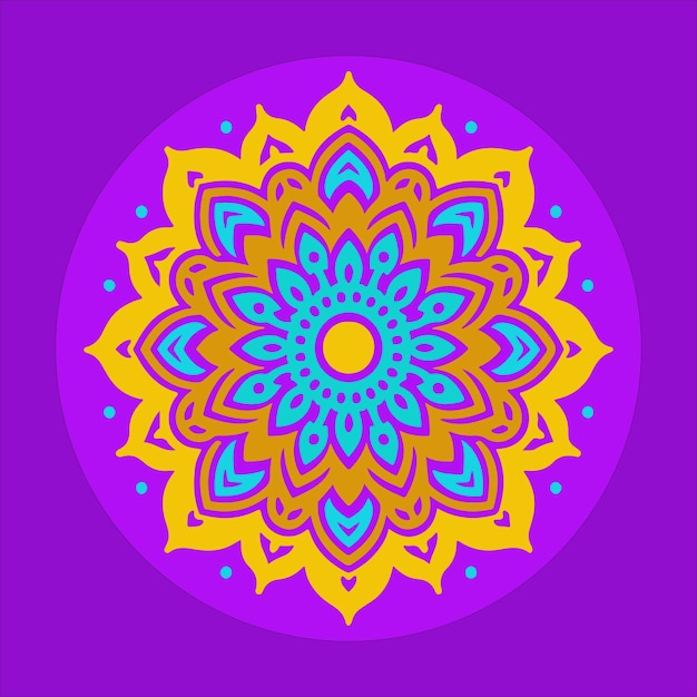 Diseño de vectores de mandalas