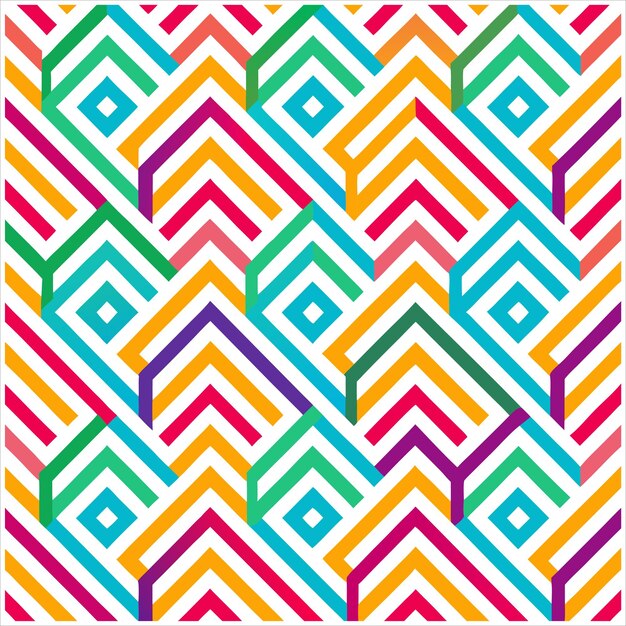 Diseño de vectores de patrón lineal vibrante