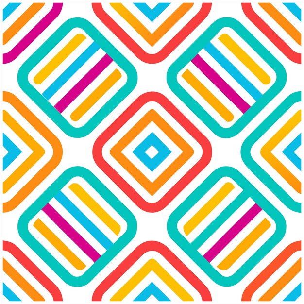 Diseño de vectores de patrón lineal vibrante