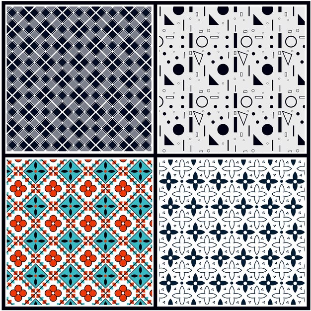 Diseño de vectores de patrones y diseño de fondo