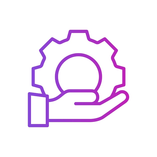 Diseño de vectores de servicio Icono de servicio de automóviles