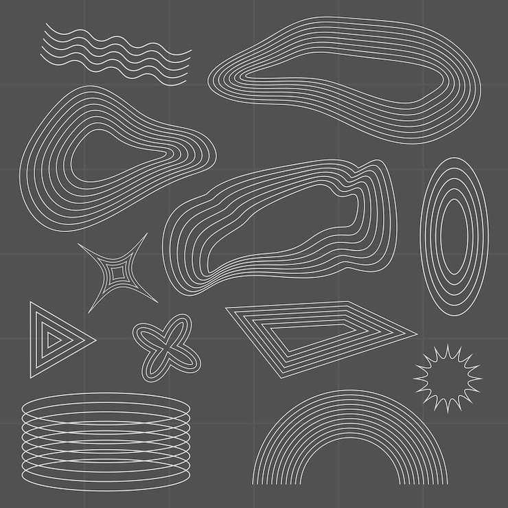 Vector diseño de vectores de volumen de estructura metálica abstracta de formas 3d geométricas futuristas