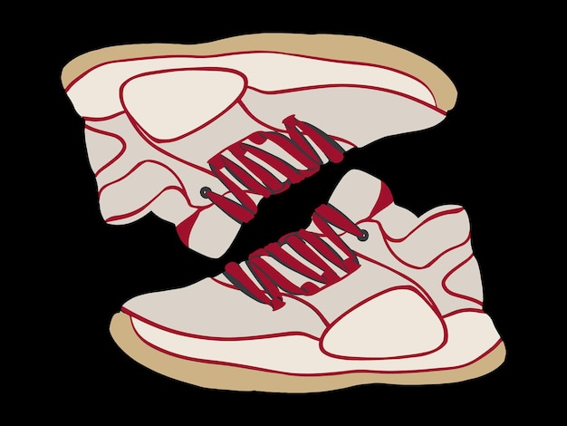 Vector diseño de vectores de zapatos