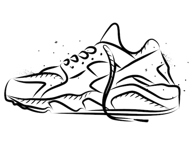 diseño de vectores de zapatos