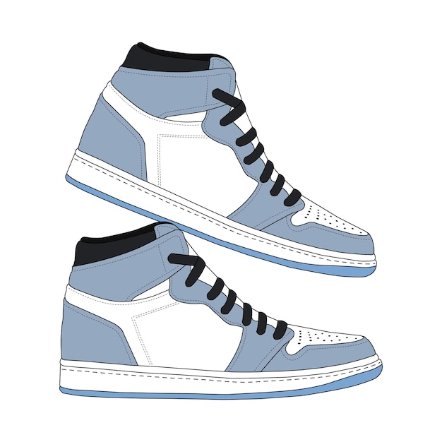 diseño de vectores de zapatos