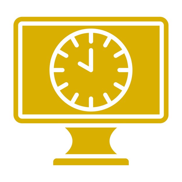 Diseño vectorial 24 horas Estilo de icono abierto