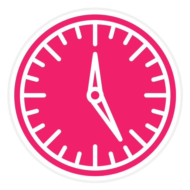 Diseño vectorial 24 horas Estilo del icono