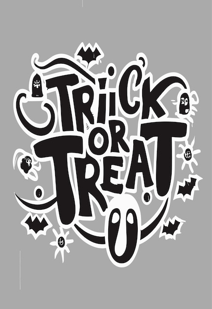 Diseño vectorial 2D de imágenes prediseñadas de truco o trato de Halloween